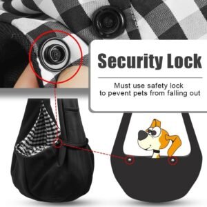 Tomkas Hands-Free Pet Sling Carrier with Pocket - Image 5