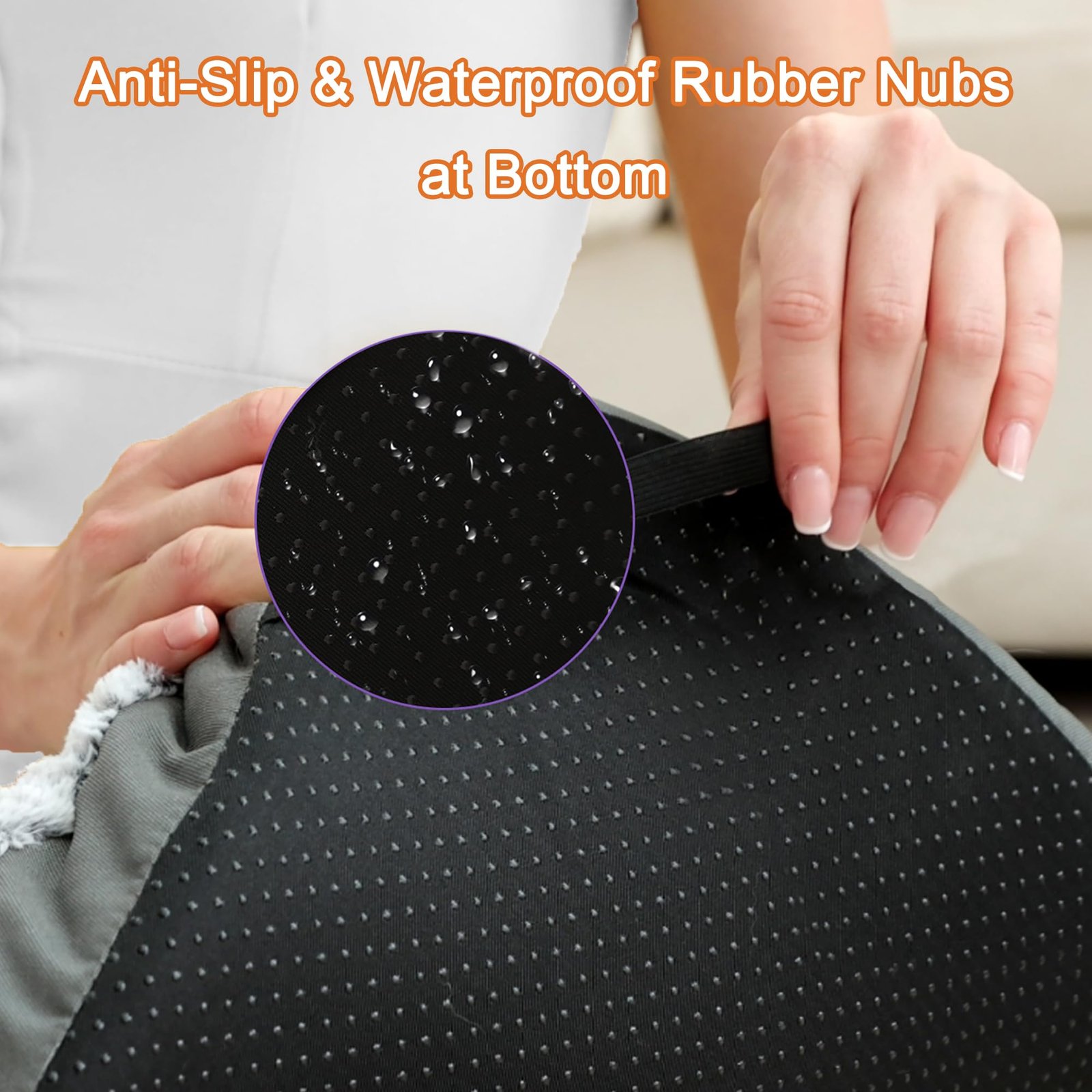 POCBLUE Washable Anti-Slip Dog Crate Mat (35-Inch) - Image 4