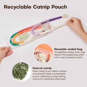 Potaroma Refillable Catnip Chew Ropes (3-Pack) - Image 3