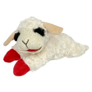 Multipet Officially Licensed Lamb Chop Squeaky Plush Toy (10-Inch)