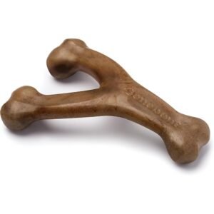 Benebone Real Bacon Wishbone for Aggressive Chewers