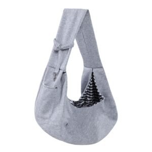 Reversible Hands-Free Pet Sling Carrier with Storage Pocket