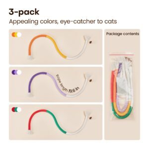 Potaroma Refillable Catnip Chew Ropes (3-Pack) - Image 2