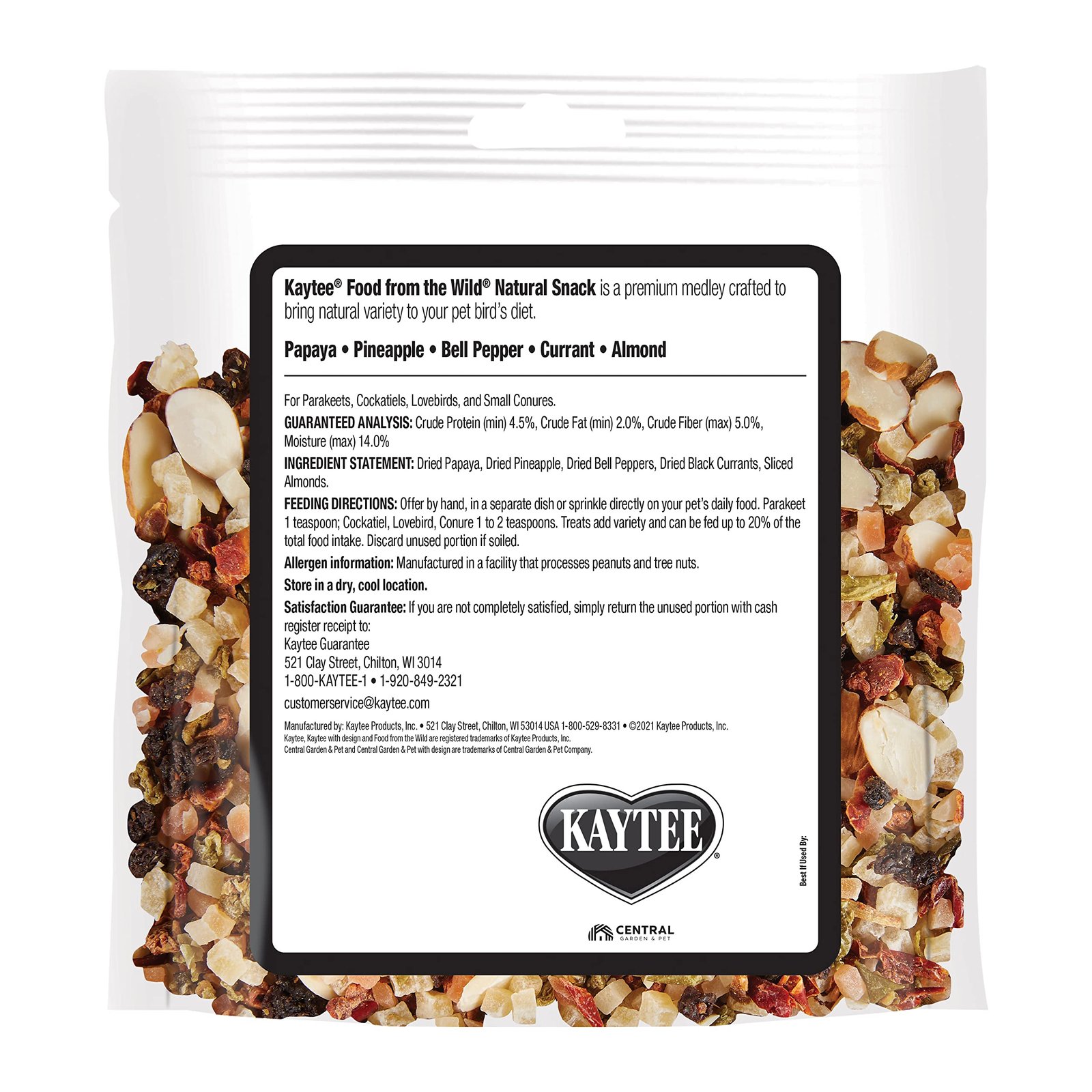 Kaytee Food From The Wild Natural Snack Food Treats For Pet Birds, 3 oz - Image 7