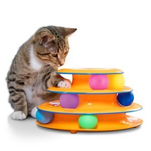 Petstages Tower of Tracks 3-Level Cat Toy