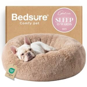 Bedsure Washable Calming Donut Pet Bed (30-Inch)