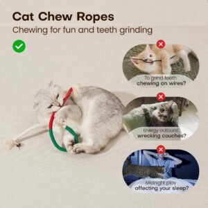 Potaroma Refillable Catnip Chew Ropes (3-Pack) - Image 6