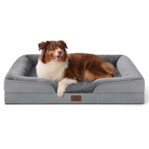 Bedsure Large Orthopedic Sofa Dog Bed with Waterproof Washable Cover (35-Inch)