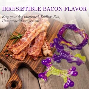 Frienhund Bacon Flavored Chew Toys for Aggressive Chewers (3-Pack) - Image 5