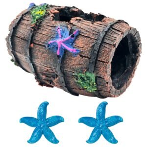 GSD Broken Barrel & Starfish Decoration Set (3-Piece)