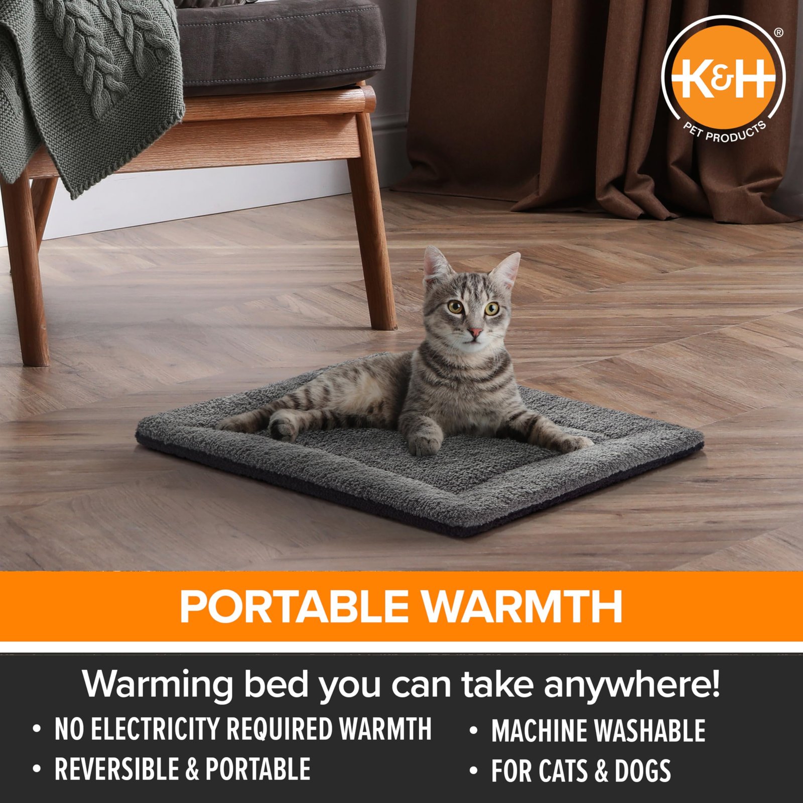 K&H Self-Warming Reversible Pet Pad (Machine Washable, 21x17 Inch) - Image 9