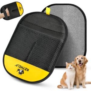 KEYHELP Pet Hair Removal Glove for Dogs & Cats, Newly Upgraded Reusable Electrostatic Pet Hair Gloves, Pet Hair Remover Tool for Clothing, Couch, Carpet, Car Seat