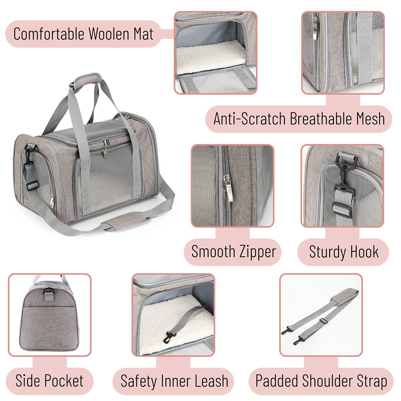 Mr. Pen Soft-Sided Pet Carrier - Image 8