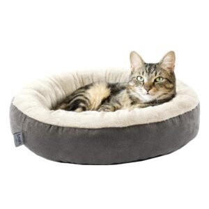 Love's cabin Washable Round Donut Pet Bed (20-Inch)